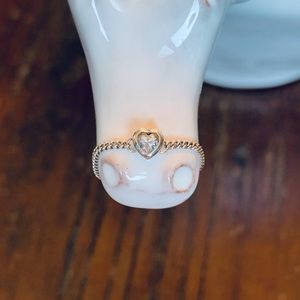 Sprited Heart Chain Ring-Retired